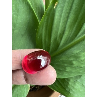 Lab Ruby Cabochan 20 carats