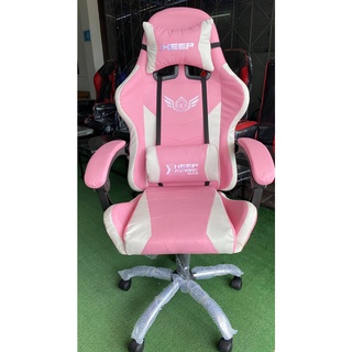 เก้าอี้เกมมิ่ง ปรับเอน สูง-ต่ำ มีล้อ หลายสี