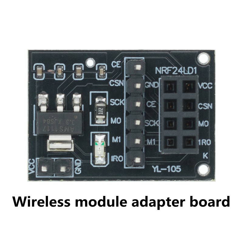 Nrf24l01+ โมดูลส่งสัญญาณข้อมูลไร้สาย 2.4GHz NRF24L01 NRF24L01+PA+LNA 1000 เมตร GT24 สําหรับ Ar