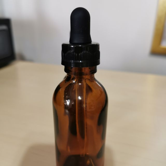 ขวดสีชาพร้อมหลอดหยด(Dropper) ขนาด 30