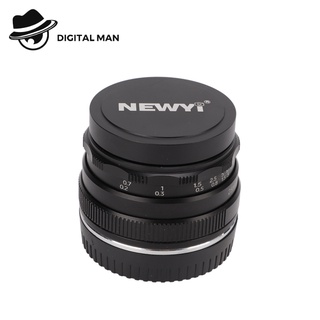 NEWYI 25mm F1.8 รูรับแสงขนาดใหญ่โฟกัสคงที่เลนส์สำหรับ Fuji FX Mount #Digital Man