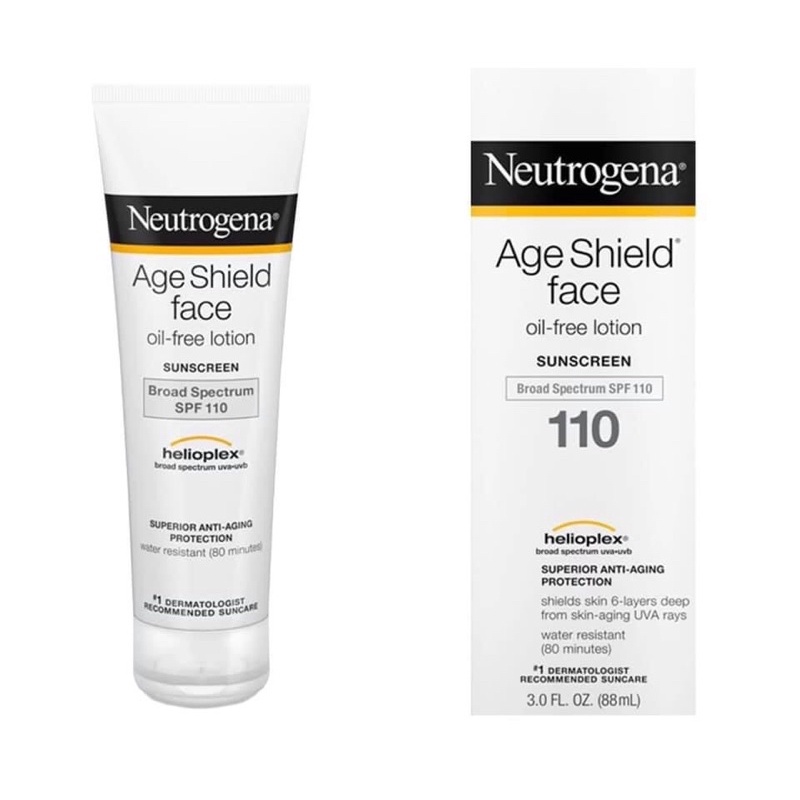 ครีมกันแดดหน้า Neutrogena Age Shield Face Sunscreen SPF 110 3 fl oz