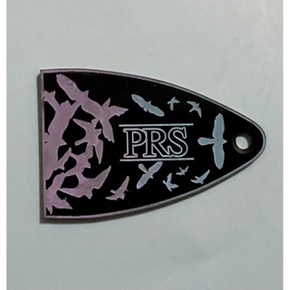 trussrod cover for PRS แผ่นปิดที่ขันคอ สำหรับ กีต้าร์ PRS สามารถใส่ตัวอักษรภาษาอังกฤษได้ 3 ตัว