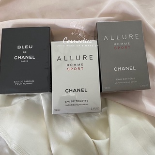 🫧 ป้ายไทย🏷️ กล่องซีล น้ำหอมผู้ชาย chanel ,BLEU DE CHANEL, ALLURE HOMME SPORT