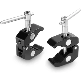 SmallRig Super Clamp(2 Pack) Magic Arm Clamp for DJI Ronin, Camera Monitor, LED Light 2058