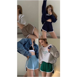 KOREAN STYLE ELASTIC WAIST SHORTS (กางเกงตูดเด้ง)