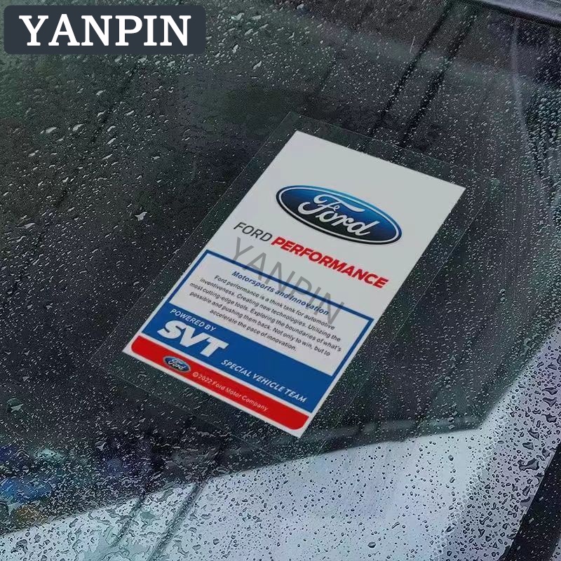 For Ford สติกเกอร์ติดกระจกรถยนต์ ป้องกันไฟฟ้าสถิตย์ สําหรับ Raptor Everest Escape Ranger Ecosport