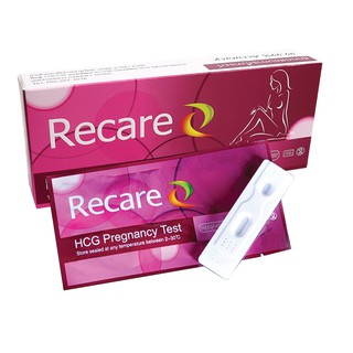 [1 แถม 1] Recare แพ็คคู่ แบบตลับ ชุดตรวจครรภ์ แม่นยำ100% ที่ตรวจครรภ์ แบบหยด ที่ตรวจครรภ์ แบบปัสสาวะผ่าน ที่ตรวจไข่ตก