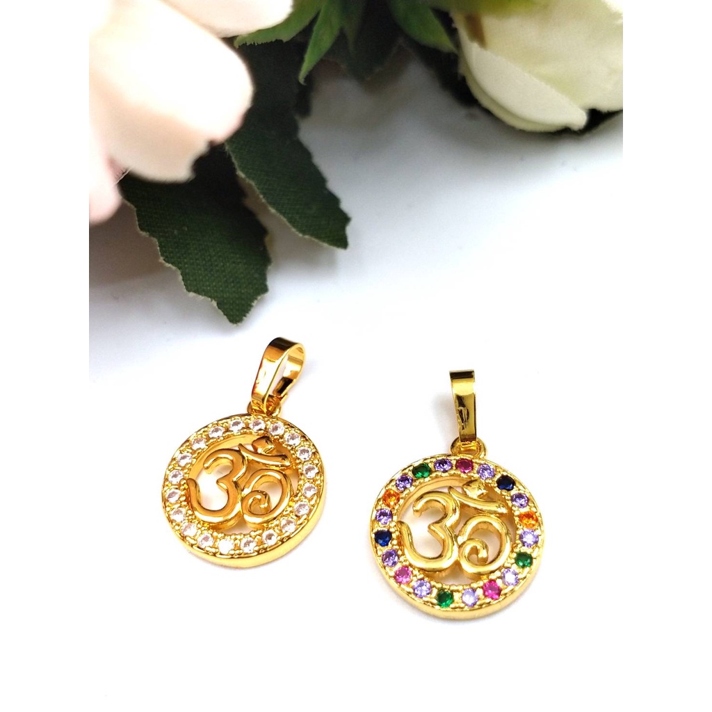jewelryshop365 k250 จี้โอมพระพิฆเนศ ตัวแทนแห่งศักดิ์สิทธิ์