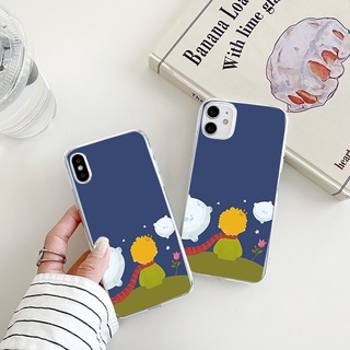 The little prince เคสไอโฟน 14 8 พลัส 7 8 Plus Se2020 เคส iPhone X Xr Xsmax comics cover 11 12 13 promax phone case