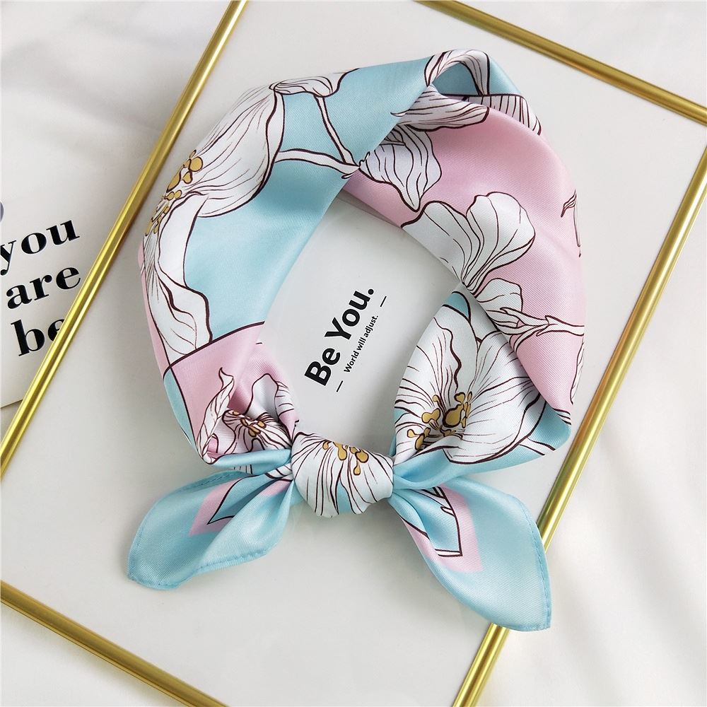 Long Narrow scarf Fashion silk neckerchief used as twilly scarf Hair