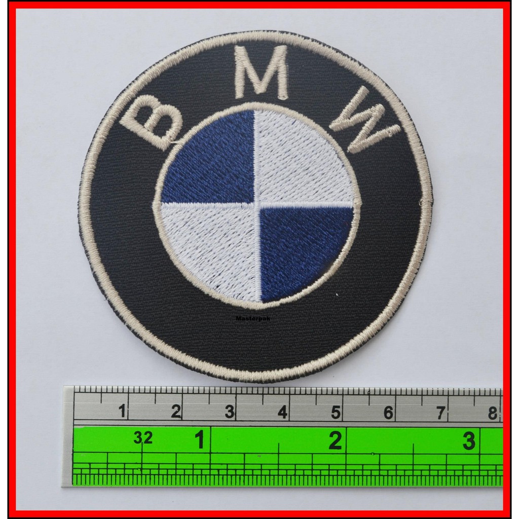 BMW embroidered patch ตัวรีดติดเสื้อ กระเป๋า