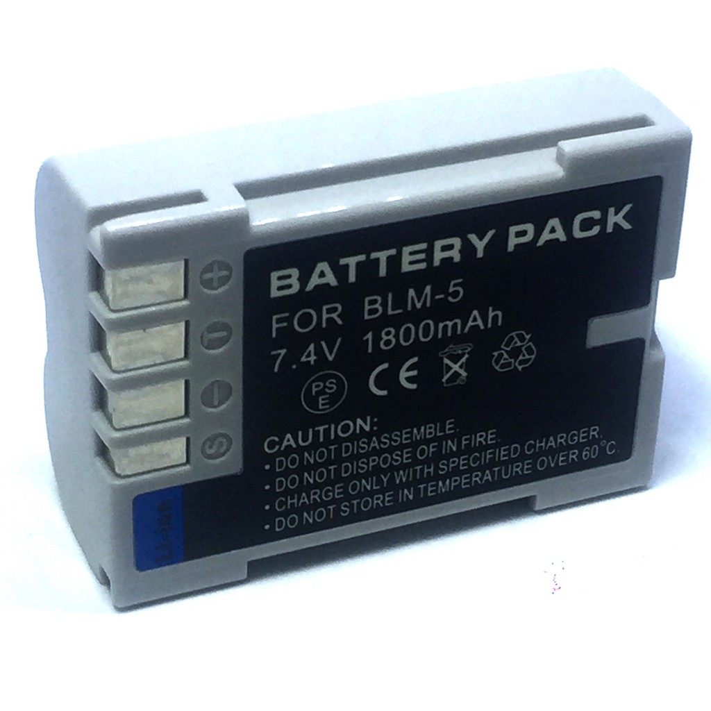 แบตเตอรี่ PS-BLM5 สำหรับกล้อง Olympus E1 E3 E5 E30 E510 E500 E520(grey)