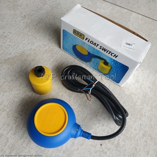 ลูกลอยไฟฟ้า KING Float switch แบบกลม ลูกลอยแทงก์น้ำ สายเคเบิ้ลยาว 3 เมตร หนา ทนทาน อย่างดี