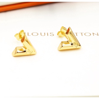 Louis Vuitton ต่างหูสตั๊ดแฟชั่น หรูหรา สวยงาม