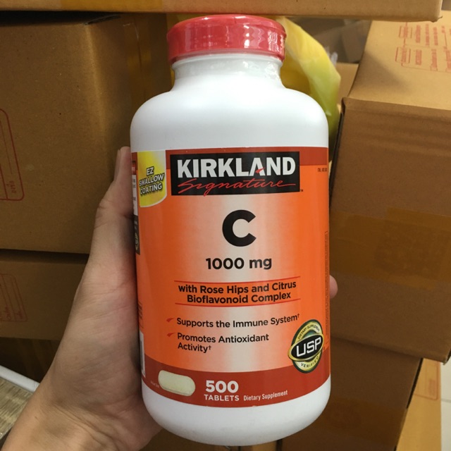 Kirkland Signature Vitamin C 1000 mg. 500 tablets วิตามินซี เคิกแลนด์