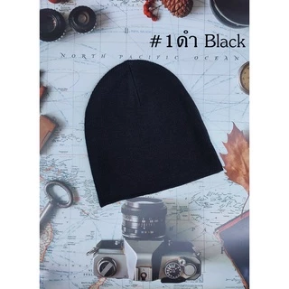โทนดำ-เทา-เบจ💥มาใหม่! 💝 Unisex หมวกไหมพรมสุดเท่ สไตล์เกาหลี Short Beanie Korean Style แบบสั้น✨