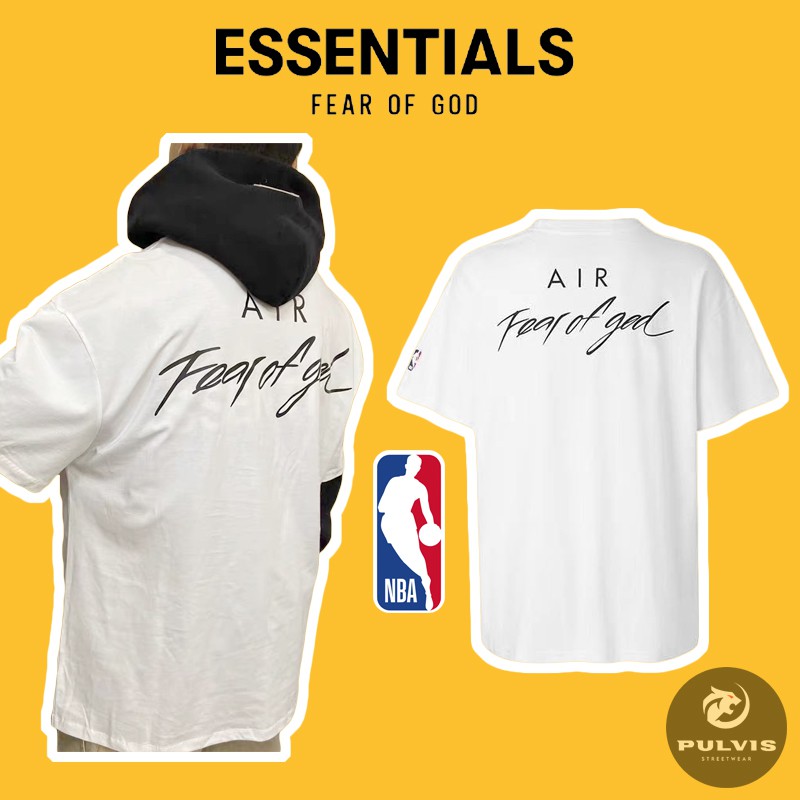 ️[ONLY 1 DAY] - เสื้อยืด Njke Air FOG x NBA เสื้อยืด FOG x NBA (สีขาว)