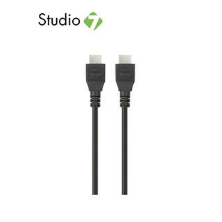 Belkin HDMI to HDMI Cable Hi-Speed 4K 2M. Black (F3Y020bt2M) สาย HDMI by Studio7