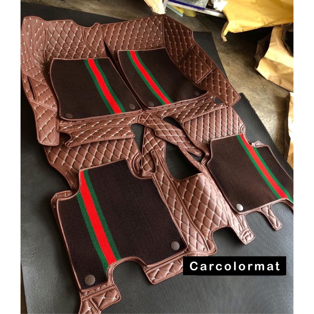 ตกแต่งบ้าน พรมปูพื้นรถ 7ที่นั่ง 6D/7D # Fortuner,Everest,MU-X,Pajero,,Avanza,,Xl-7,FREED เข้ารูปตรงรุ่น(พร้อมส่ง แถม2) ส่งด่วน สั่งเลย