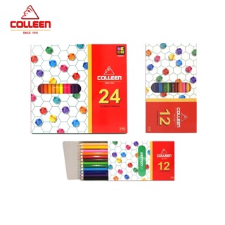 ราคาสีไม้คอลลีน Colleen สีคอลลีน 1 หัว ดินสอสี 12 สี / 24 สี ของแท้ พร้อมส่ง