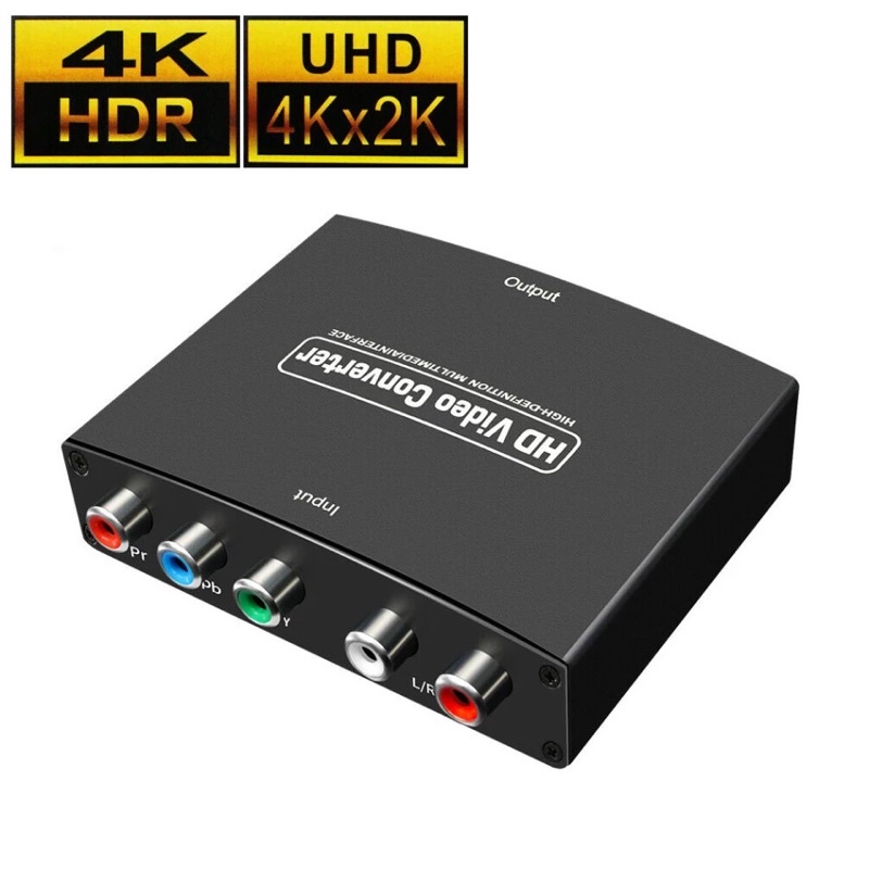 1080P YPbPr R/L ถึงที่รองรับ HDMI Converter อะแดปเตอร์ Video Audio Audio Converter Component RGB Video Adapter #8