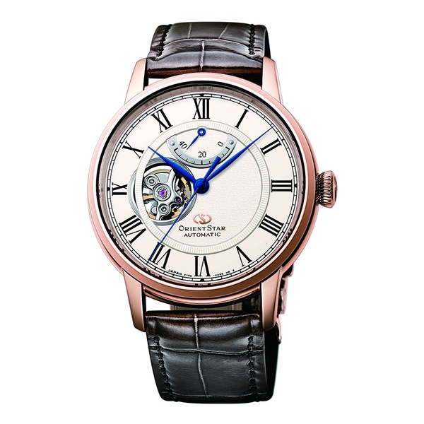 โค้ดSURPRISE1200 ลด1200 นาฬิกา Orient Star Classic Mechanical สายหนังจระเข้ รุ่น RE-HH0003S