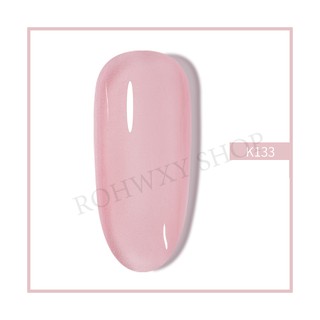 ROHWXY เจลทาเล็บ สีเจลทาเล็บ สีสวย UV/LEDสีเจล สีทาเล็บเจล แ…