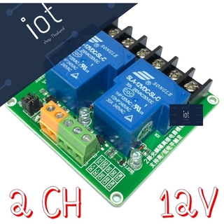 H&amp;L 12V 30A 2 Channel Relay Isolation High And Low Trigger