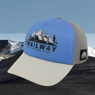 TRAILWAY CAP - BLUE OCEAN - หมวกวิ่ง หมวกแฟชั่น