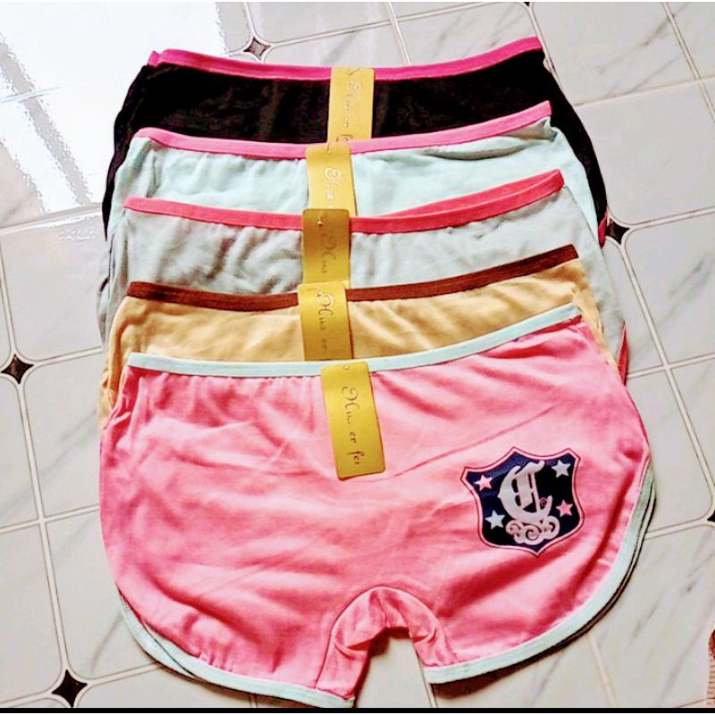 กางเกงชั้นในขาสั้นเด็กโตใส่นอนได้ไม่โป๊ะเนื้อดีราคาถูก