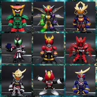 โมเดล Masked Rider SD ขนาด 6 Cm / 9 แบบ ราคาถูก ขยับแขนได้ ของจริงงานสวยมากๆ มีมาไม่เยอะ หมดแล้วหมดเลย ห้ามพลาด