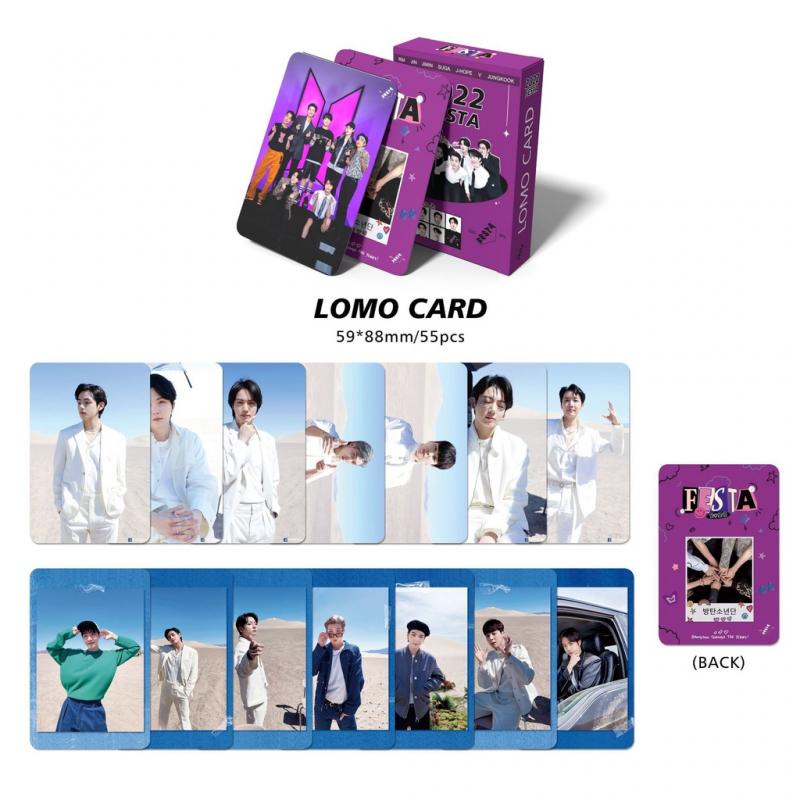 55 ชิ้น 9th Anniversary Lomo Card Photocards โปสการ์ด