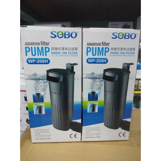 SOBO. WP-208Hปั๊มน้ำคลองน้ำในตู้ปลากรองขี้ปลาหรือสิ่งสกปรก