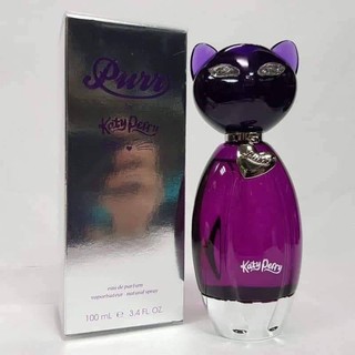 🎯Katy Perry Purr for women EDP 100 ml ซีล 1350฿  นุ้งแมวม่วงที่ทาสแมวเหมียว ไม่ควรพลาด น้ำหอมรุ่นแรกของนักร้องป๊อปสตาร์ช