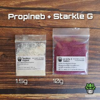 โพรพิเนป (Propineb) + สตาร์เกิล จี  (Starkle G) คู่หูตัวช่วยป้องกันและกำจัดโรคพืชในกุหลาบหิน G Succulents