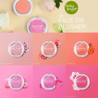 Baby Bright Face On Blusher Baby Bright 5 g. เฟส ออน บรัชเชอร์ เบบี้ ไบร์ท บลัชออน แมทท์ แมทท์