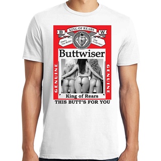 Publiciz Buttwiser เสื้อยืดลําลอง แขนสั้น พิมพ์ลาย Big and Tall Bud Parody แฟชั่นฤดูร้อน สําหรับผู้ชาย