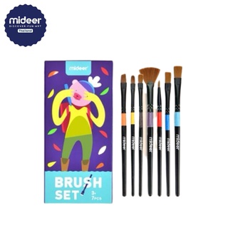 Mideer 3+ มิเดียร์ Brush set  ชุดแปรงสำหรับเด็ก MD4160