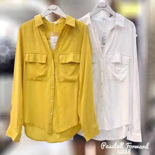 Korea basic shirt Shirtกระเป๋า2ข้าง ผ้าเกรดพรีเมียม นิ่มมากใส่ออกมาสวยเกร๋ จับแมทได้หมดเลยค่าตัวนี้