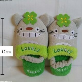 รองเท้าอยู่บ้าน ไซด์เล็ก สำหรับเด็กเล็ก ขนาดยาว 17 cm ลาย โตโตโร่ (Totoro)