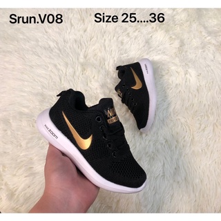 🚀รองเท้าผ้าใบเด็กไนกี้ หลากสีให้เลือก 🐰 SIZE.25-36 รองเท้านุ่ม รองเท้าผ้าใบเด็ก  พร้อมส่ง🚀