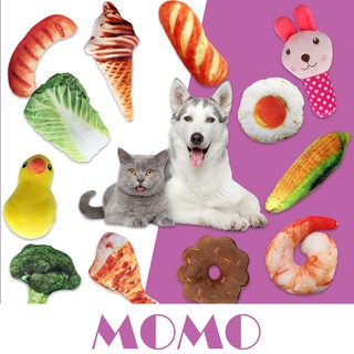 MOMO ตุ๊กตาบีบมีเสียง ของแมว ของเล่นสุนัข (TT127) ของเล่นสัตว์เลี้ยง Smail Pet Sound Toy