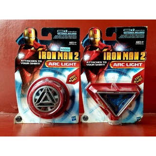 [RARE] HASBRO MARVEL : IRON MAN MOVIE 2 : IRON MAN Mk V + Mk VI ARC LIGHT รุ่นกลม + รุ่นสามเหลี่ยม หายาก ของแท้ 100%