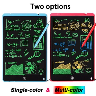 แท็บเล็ตหน้าจอLCD10นิ้ว,กระดานวาดรูปดิจิตอลอิเล็กทรอนิกส์ลบได้หน้าจอสีเดียวคลิกลบได้ แถมถ่านด้านใน ของเล่น