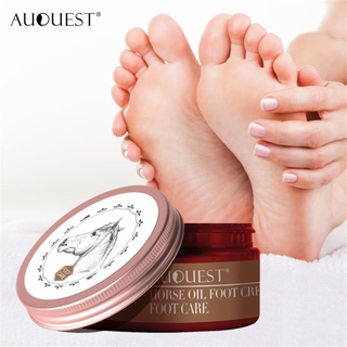 Auquest Horse Oil ครีมบํารุงผิวเท้าให้ความชุ่มชื้นกระชับผิวที่ตายแล้ว 30 กรัม