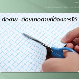 [แถมฟรีปากกา] ไวท์บอร์ดติดผนัง ไวท์บอร์ดแปะผนัง สติกเกอร์ไวบอด แปะข้างฝา ใช้งานง่าย เขียนกำแพง