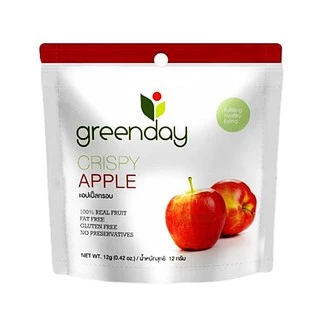 Greenday ผลไม้กรอบ ฟรีสดราย 5ชนิด 100% real fruit Gluten free