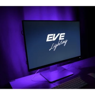 [ ลดราคา ] EVE ไฟเส้น LED USB สำหรับจอทีวี คอมพิวเตอร์ 4เส้น/ชุด แสงเหลือง วอร์มไวท์