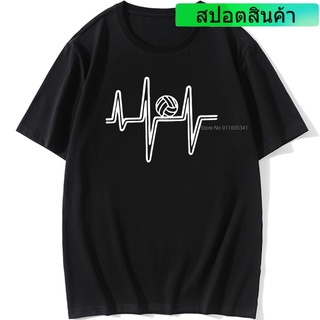 เสื้อยืด ผ้าฝ้าย พิมพ์ลายกราฟฟิควอลเลย์บอล หัวใจ เต้นรํา ฤดูร้อน สไตล์รัสเซีย สําหรับผู้ชาย